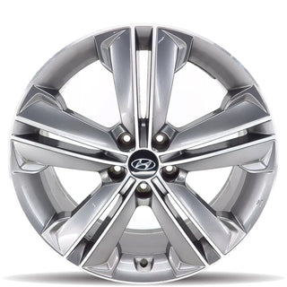 2013-2016 Hyundai Wheels OEM Rims for Sale | Santa Fe Machined Grey