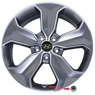 OEM Stock Wheels / Rims for Hyundai Santafe | 18965 | 70848 | 98887 | 52910B8185 | 52910B8180