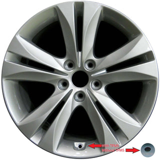 OEM Stock Wheels / Rims for Hyundai Genesis | 70789 | 529102M030 | 529102M010