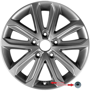 OEM Stock Wheels / Rims for Hyundai Elantra | 70859 | 529103X760 | 529103Y450 | 529103Y450