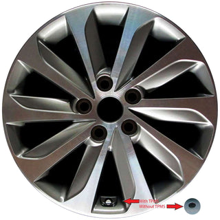 OEM Stock Wheels / Rims for Hyundai Sonata | 17148 | 70877 | 97290 | 52910C2230 | 52910C2380 | 52910C2270